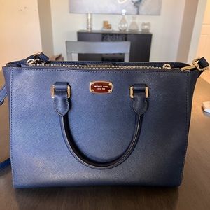 Michael Kors Navy Blue Purse